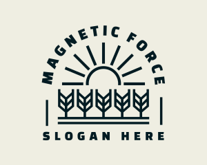 Sun Wheat Harvest logo design