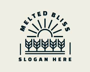 Sun Wheat Harvest logo design