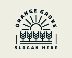 Sun Wheat Harvest logo design