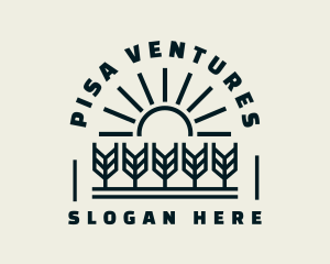 Sun Wheat Harvest logo design