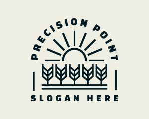 Sun Wheat Harvest logo design