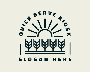 Sun Wheat Harvest logo design