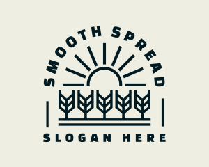 Sun Wheat Harvest logo design