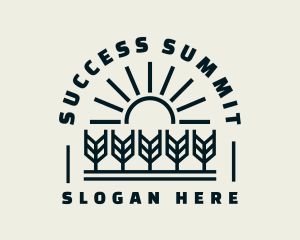 Sun Wheat Harvest logo design