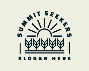 Sun Wheat Harvest logo design