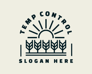 Sun Wheat Harvest logo design