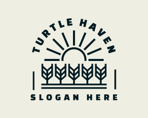 Sun Wheat Harvest logo design