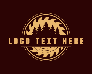 Woodwork - Saw Tree Woodwork logo design