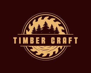 Saw Tree Woodwork logo design