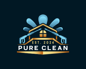 Pressure Wash Cleaning logo design