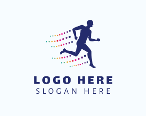 Person - Sports Runner Man logo design