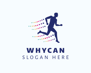 Running - Sports Runner Man logo design