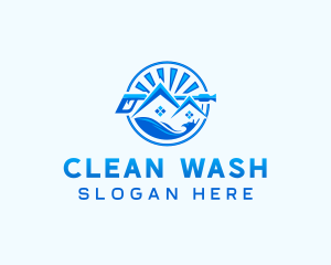 Pressure Wash Cleaning logo design