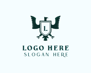 Royalty - Eagle Hawke Falcon Crest logo design