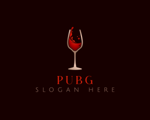 Nightclub - Wine Glass Drink logo design