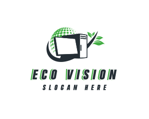 Eco Global Monitor logo design