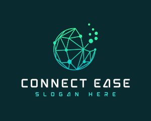 Connection Network Technology logo design