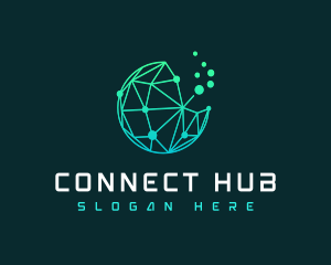 Connection Network Technology logo design