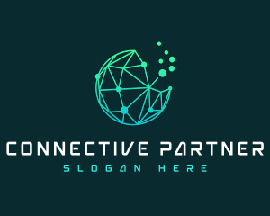 Connection Network Technology logo design