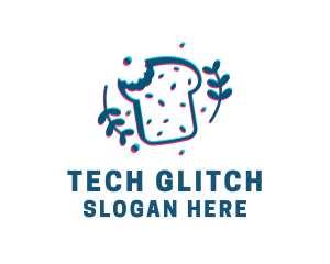 Wheat Bread Glitch  logo design