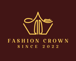 Royal Utensil Crown Dining logo design