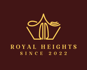 Royal Utensil Crown Dining logo design