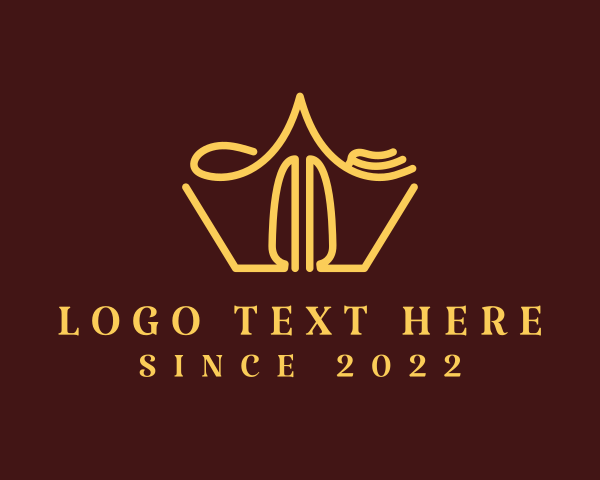 Utensil - Royal Utensil Crown Dining logo design