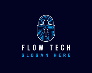 Tech Lock Security logo design