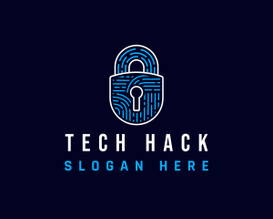 Tech Lock Security logo design