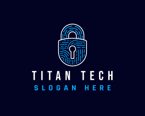 Tech Lock Security logo design