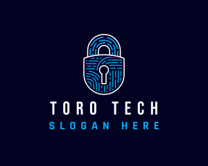 Tech Lock Security logo design