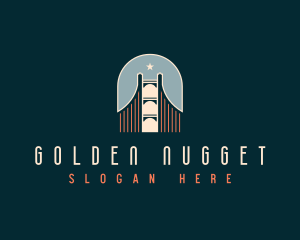 Golden Gate Bridge Architecture logo design