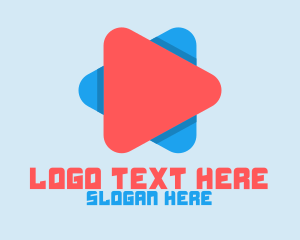 Youtube Vlog - Audio Streaming App logo design
