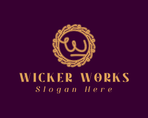 Wicker - Baroque Decor Letter W logo design