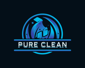 Shirt Laundry Cleaning logo design