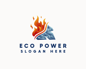 Energy - Fire Ice Energy logo design