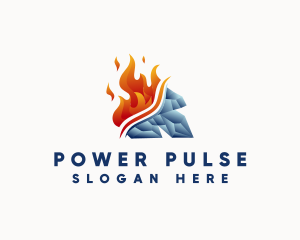 Energy - Fire Ice Energy logo design