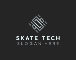 Modern Tech Letter S logo design