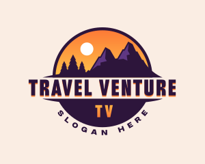 Mountain Travel Getaway logo design