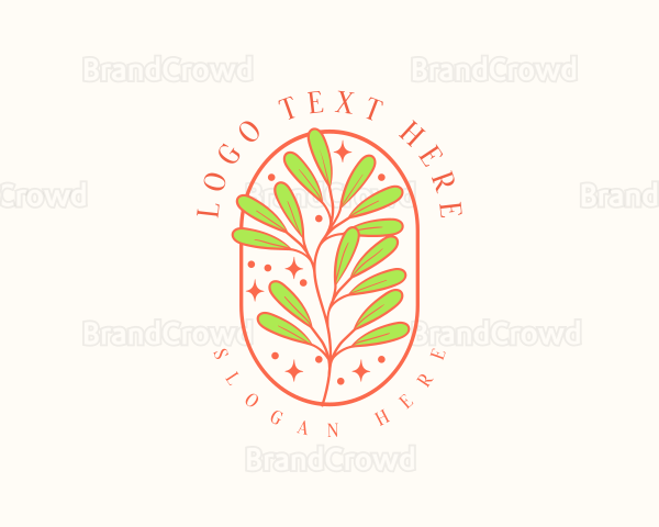 Elegant Botanical Leaf Logo
