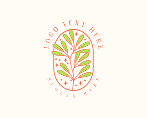 Beauty - Elegant Botanical Leaf logo design