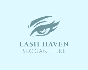 Eye Lashes Eyebrow logo design