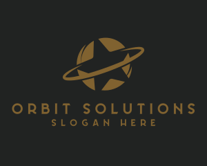 Star Marketing Orbit logo design