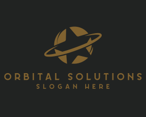 Star Marketing Orbit logo design