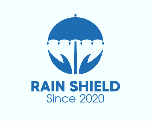 Blue Umbrella Protection logo design