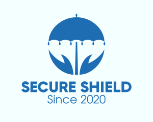Protection - Blue Umbrella Protection logo design