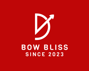 Bow - Archery Bow Arrow logo design