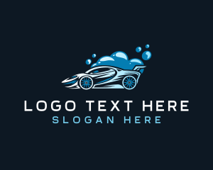 Machine - Automotive Cleaning Service logo design