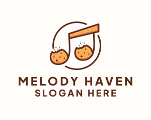 Musical Cookie Bakery logo design