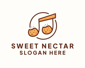 Musical Cookie Bakery logo design